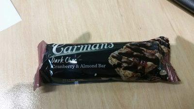 Dark Choc Cranberry And Almond Bar