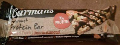 Carman's Gourmet Protein Bar Salted Dark Choc & Almond
