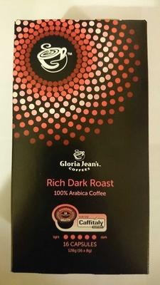 Gloria Jeans Rich Dark Roast 16 Coffee Capsules