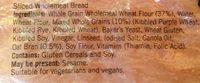 Abbott's Village Bakery Grainy Wholemeal Ingredients