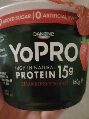 YoPro High In Natural Protein Strawberry Yoghurt