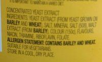 Vegemite Ingredients