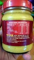 Hot English Mustard Nutrition Label