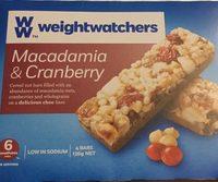 Barres De Crales Noix Macadamia & Cranberry Report Card
