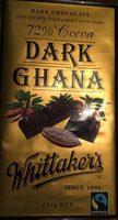 Block 72% Cocoa Dark Ghana Report Card