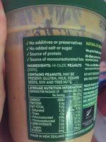 Crunchy Natural Peanut Butter Ingredients
