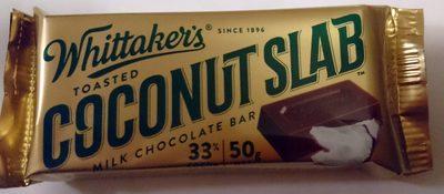 Toasted Coconut Slab Milk Chocolate Bar